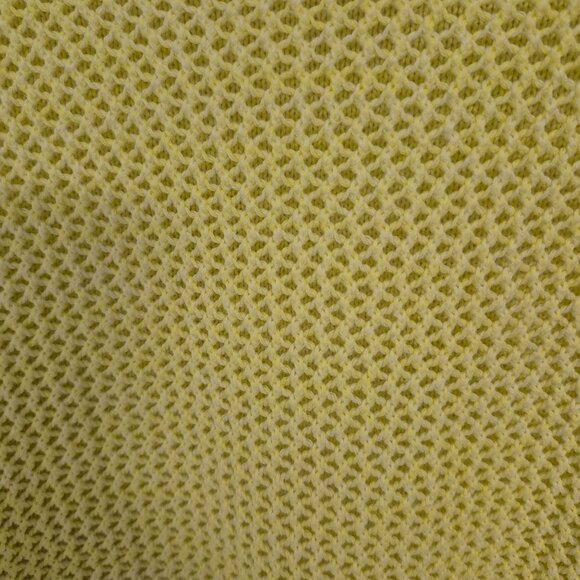 Lane Bryant Yellow Open Knit Lightweight Sweater Womens Size 26/28 100% Cotton - Picture 4 of 7